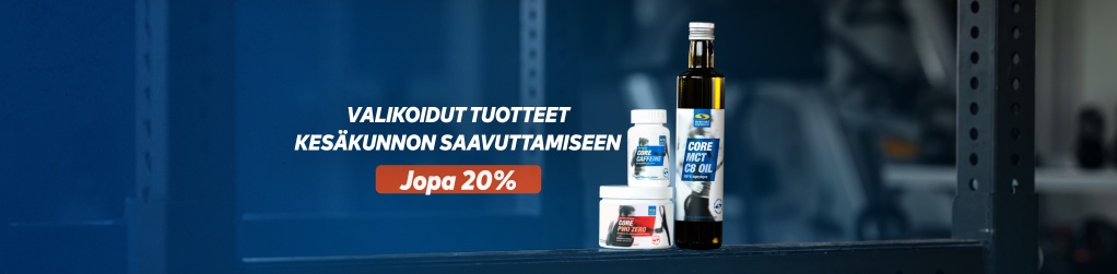 Valikoidut tuotteet keskunnon saavuttamiseen jopa 20 %